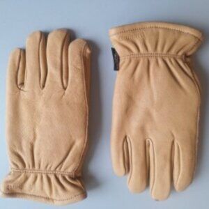 Carhartt Men's Insulated Cowhide Leather Driver Work Glove Size Large